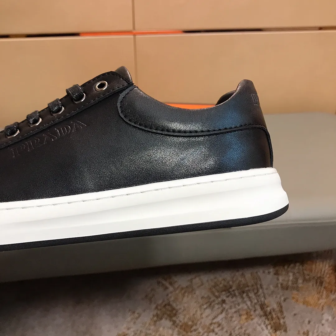 Ex-factory price 360🕷️🕷️【PRADA】Prada's new men's fashionable sports and casual shoes🇨🇳High-end boutique💯Exquisite details, cowhide upper, pigskin lining,🌶🌶original lightweight, wear-resistant and non-slip original outsole, comfortable to wear🎋Classic craftsmanship, fine workmanship, worth owning Code number: 38-44